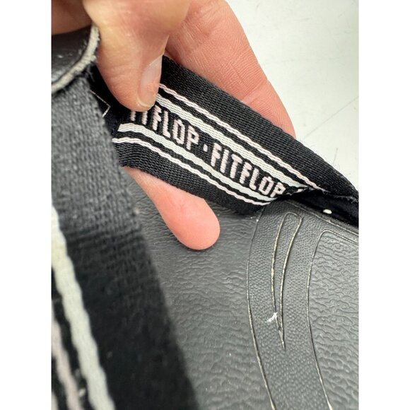 Fitflop Womens Walkstar All Thong Sandals Size 8 Striped Casual Summer Wedge - Picture 4 of 15